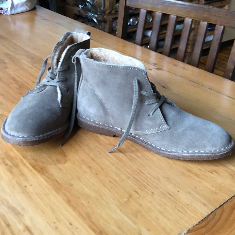 Brand new J Crew/Crewcuts lined Macalister boots